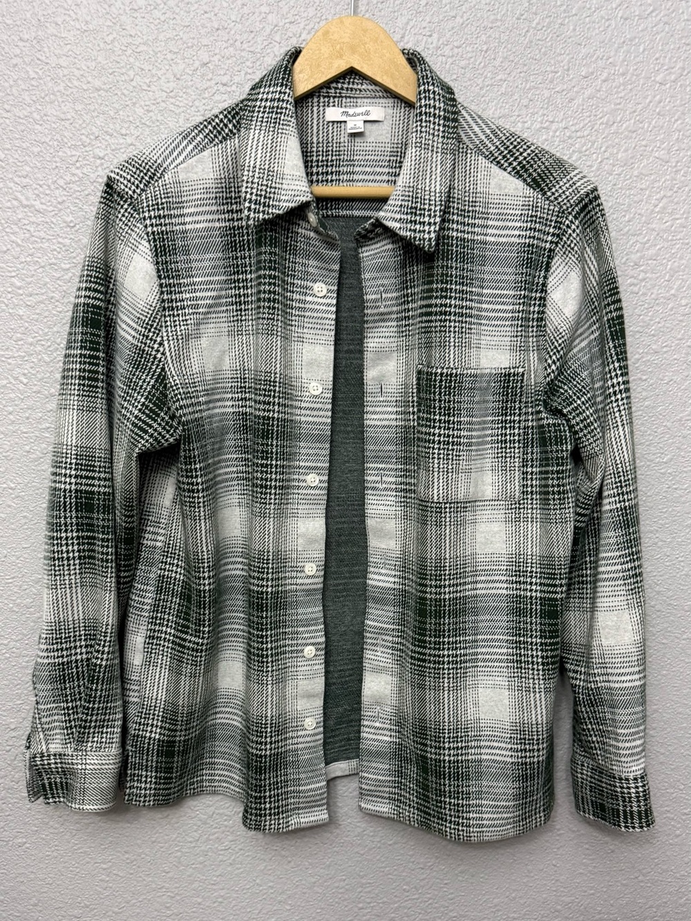 Madewell | The Devoe Flannel Knit Shirt | Size Medium